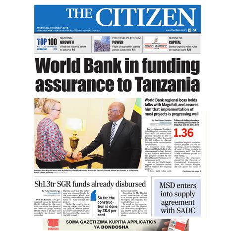 citizen newspaper tanzania today